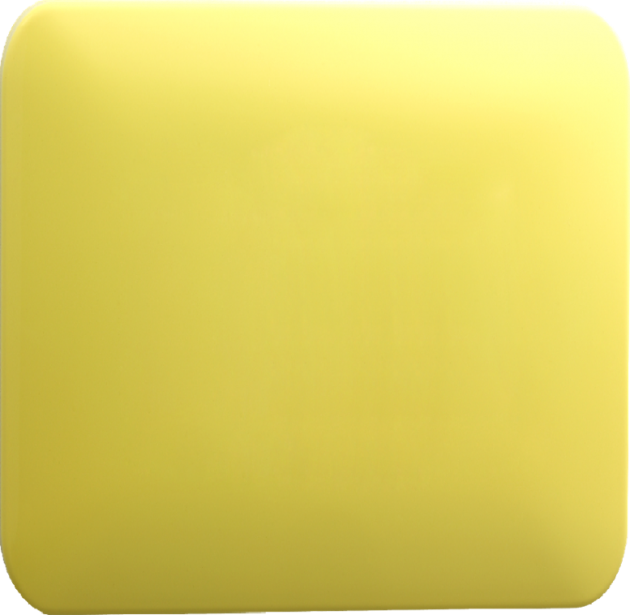 時尚馬卡龍系列檸檬黃/無孔蓋板組 1
