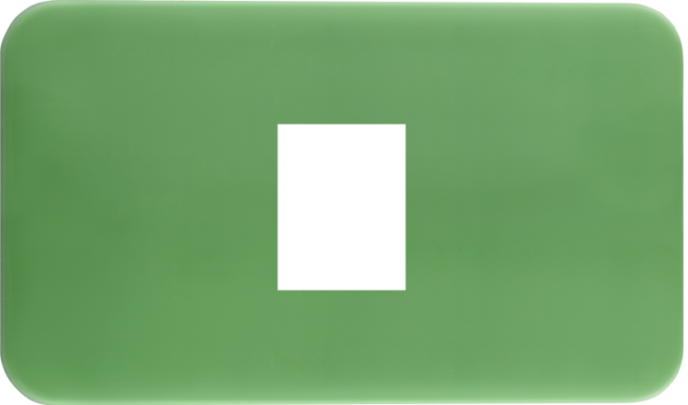 時尚馬卡龍系列青蘋綠/一孔蓋板組 1
