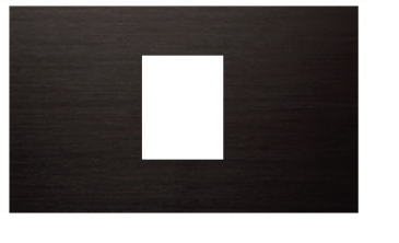 ECO摩登黑－一孔蓋板組 1