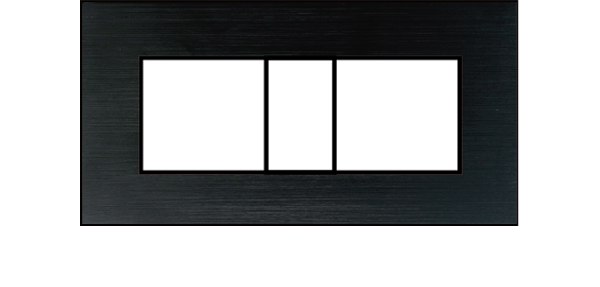 ECO摩登黑－多媒體五孔蓋板組 1