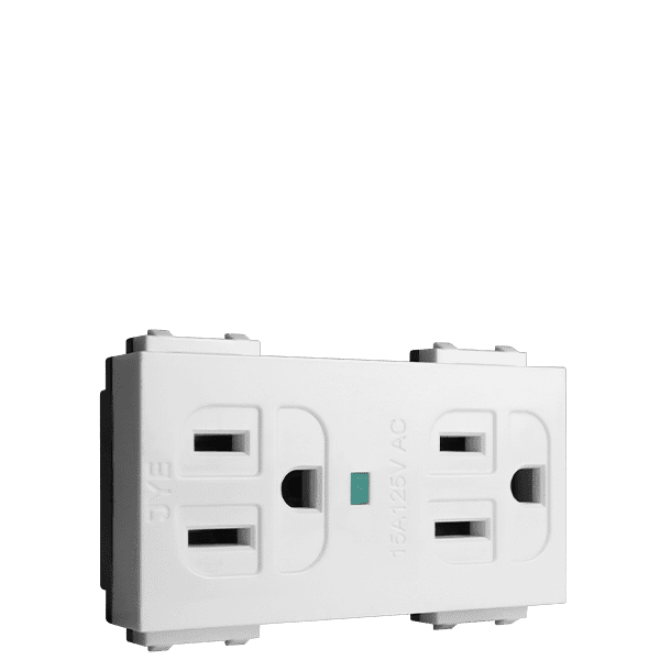 ECO基本款/LED接地雙插座